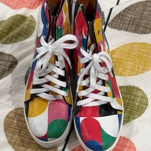 Camilla Hi-Top from Embassy London Colorful High-Top Sneakers-NEW!- never worn!